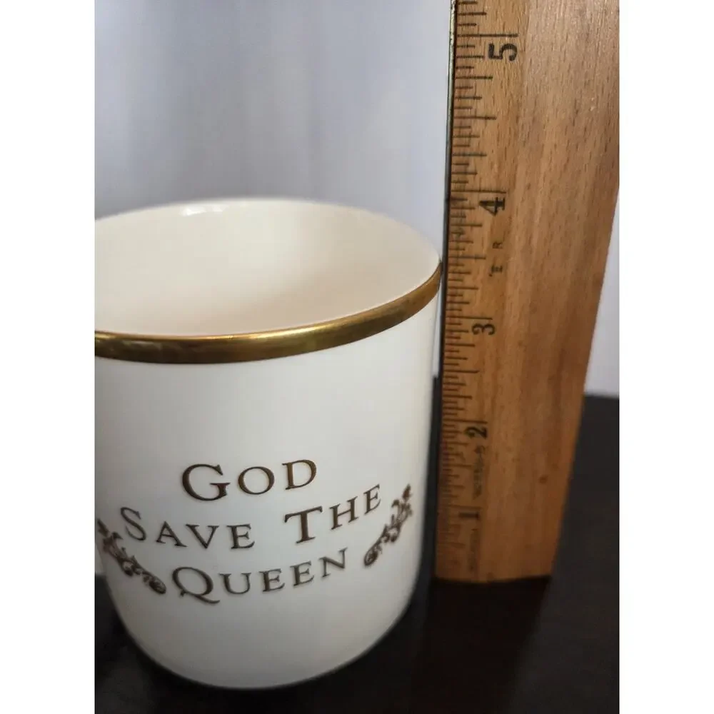 The Royal Collection God Save The Queen Cup English Fine Bone China